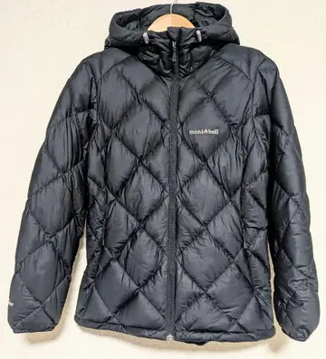 800FP 라이트 알파인 다운 후드티 여성용 M-W 블랙 몽벨