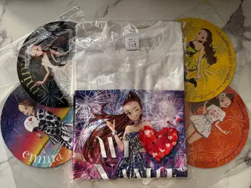 아무로 나미에 한정판 T셔츠 L 부채 4개 세트