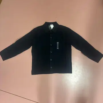 UNIQLO 밀라노 리브 셔츠 가디건 블랙 M 사이즈 미사용 새상품