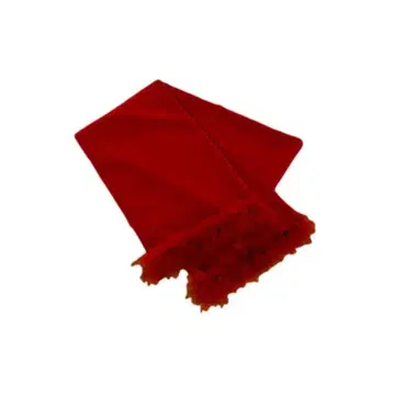 숄 일본제 벨벳 퍼숄 빨간색 일본제 [ X0909 ]
