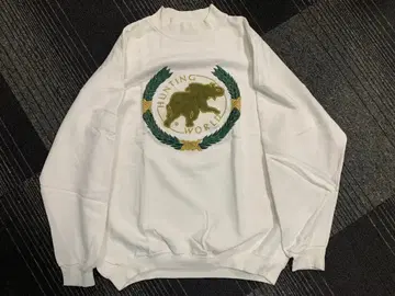 레어 80s 이탈리아제 HUNTING WORLD 맨투맨 M