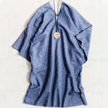 컨디션 최상 소우소우 SOU SOU 기모노 슬리브  울 100% 원피스