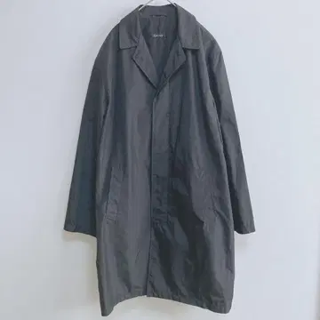 DKNY 나일론 코트 롱 자켓 레인 블랙 S