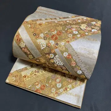 후쿠로 오비 교토 니시진 비단 예복용 슈퍼 가드 새상품급