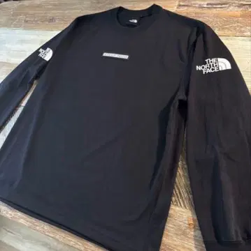 THE NORTH FACE 블랙 긴팔 티셔츠 XL
