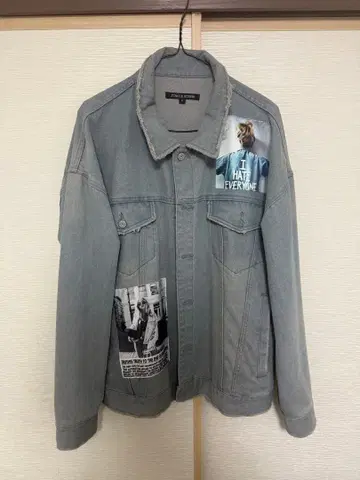 JUNGLE STORM 그레이 데님 자켓 F