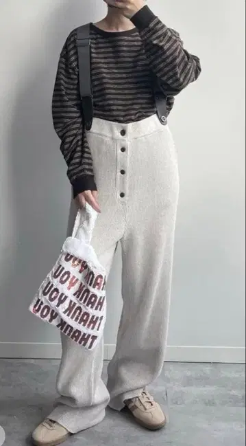 처분 가격! FRAMeWORK 새상품! 와플 서스펜더 팬츠