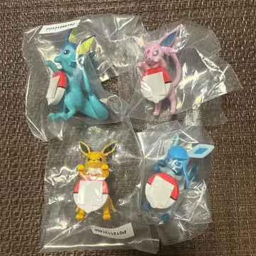 포켓몬 제일복권 F상 길거리 산책 챠라링 프렌즈 4개 세트