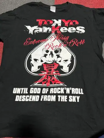 TOKYO YANKEES T셔츠 L 사이즈 100% 코튼