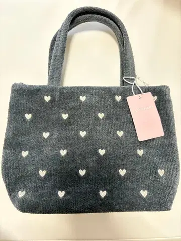 FEILER 하트 무늬 토트백 그레이 러브리 하트