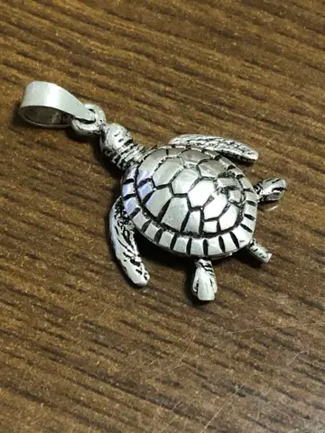실버 925 펜던트 탑 거북이 터틀 육지거북 코끼리거북