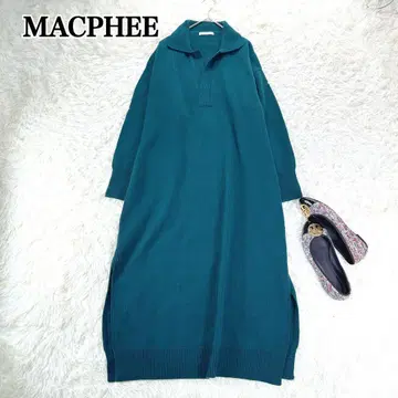 새상품급 맥피 투모로우랜드 플레인 울 스키퍼 원피스