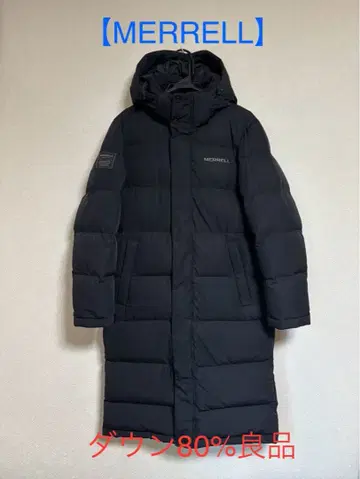 [ MERRELL ] 머렐 다운 벤치 코트 다운 80% 블랙 M 고품질