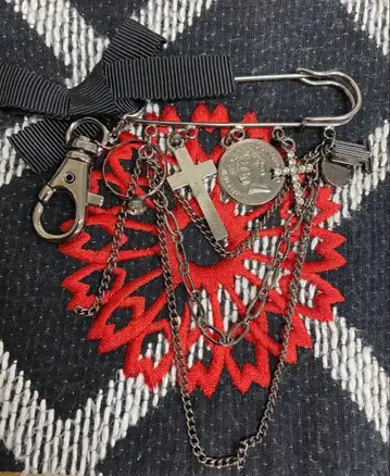 타이베이 디자이너스 빌리지 구매 고스로리풍 브로치(대)