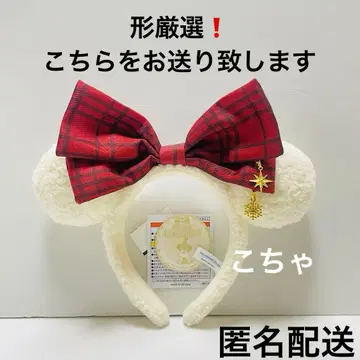 릴린린 디즈니 크리스마스 2025 머리띠 빨간색 화이트 리본