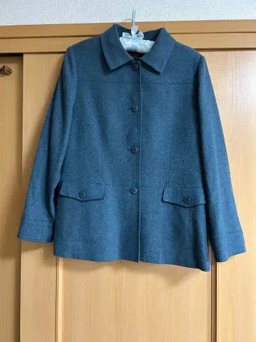 레리안 울 자켓 그레이 빅 사이즈