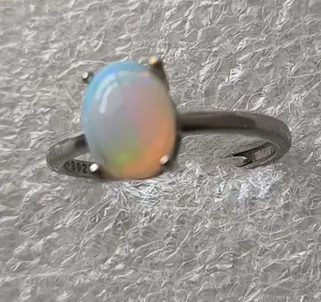 오팔 실버925 반지