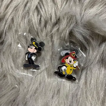 도쿄 디즈니랜드 [ 미키마우스 ] 블라인드 핀 배지 경찰관 소방관