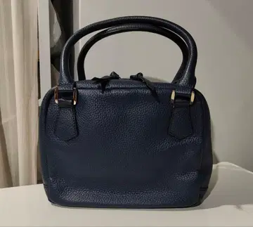 TOPKAPI 천연 가죽 핸드백 네이비 컬러