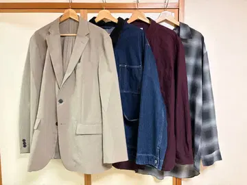 GU XXL 사이즈 묶음 판매 자켓 셔츠 총 4품