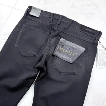새상품 Replay HYPERFLEX ANBASS 스키니 데님 블랙