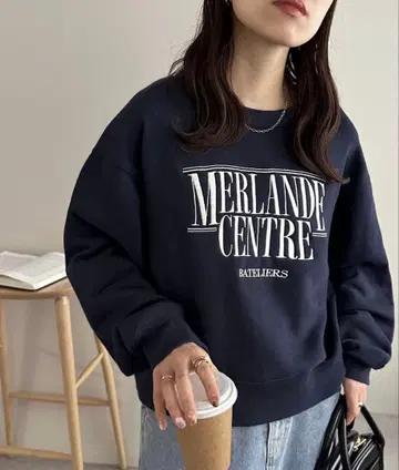 DISCOAT 디스코트 칼리지 로고 맨투맨