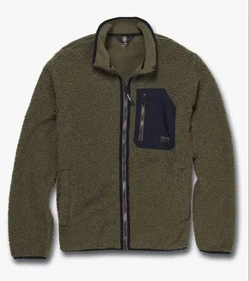 VOLCOM A4842102 플리스 점퍼 볼컴 M