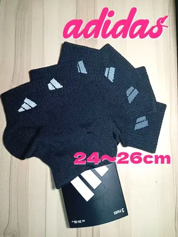 카메키치님 확인 adidas 삭스 3족 세트 24~26cm