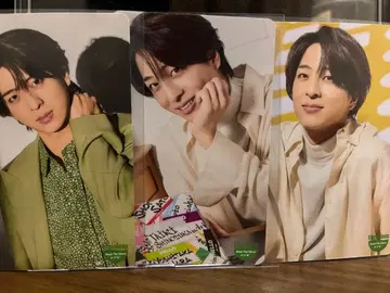 키쿠치 후마/테라니시 타쿠토 랜덤 트레이딩 카드 3장 컴프