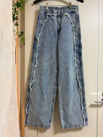 에피 Eaphi 프릴 데님 팬츠 블루