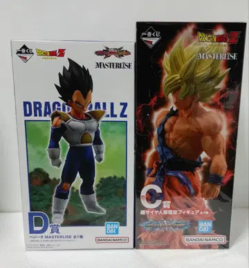 [ 미개봉품 ] 제일복권 드래곤볼 C상 손오공 D상 베지터 피규어 세트