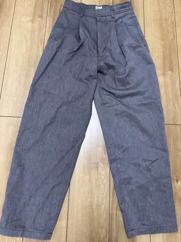 그리 라벨 릴랙싱 MFG 브라운 커브 팬츠 36