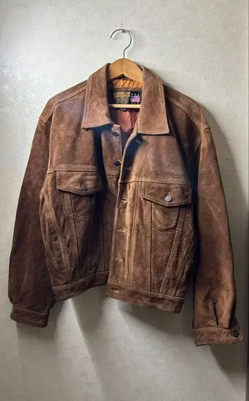 ROBINSON Suede Leather jacket vintage