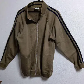 브라운 집업 점퍼