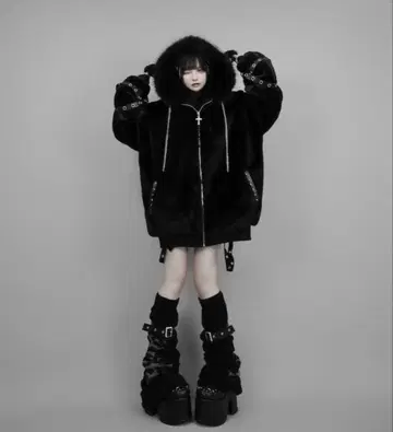 DimMoire BABYSHEEP 퍼 후드티