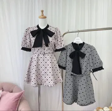 evelyn 리본 올인원 원피스