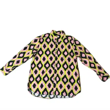 WAXMAN BROTHERS 다이아몬드 패턴 긴팔 셔츠