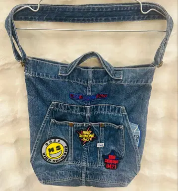 시모노 히로 x Lee 콜라보 데님 숄더백