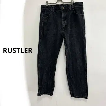 RUSTLER 다크 그레이 데님 29 x 30 남성용