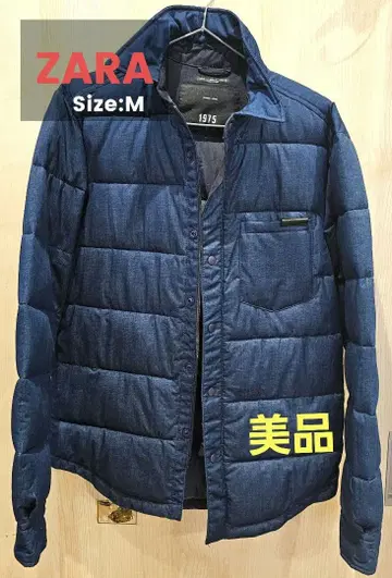 ZARA 데님풍 패딩 자켓