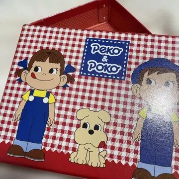 페코짱 & 포코짱 도구 상자 수납 박스 후지야 레트로 레어