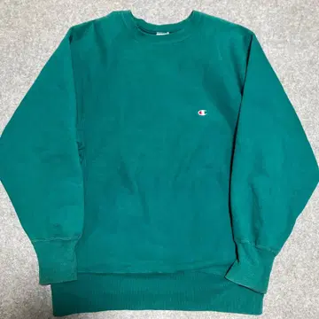 90s 리버스 위브 터콰이즈 자수 트리코 태그 USA제 XL