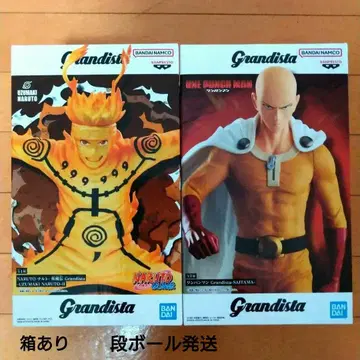 그란디스타 우즈마키 나루토 & 원펀맨 사이타마 피규어