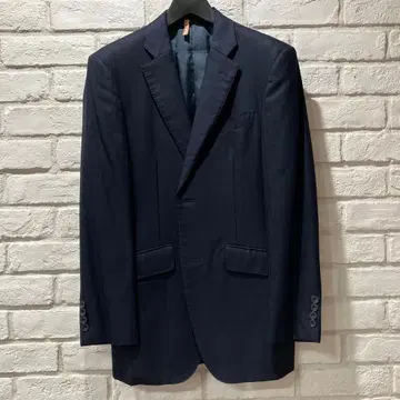 리차드 제임스 네이비 스트라이프 수트 상하의 36 클리닝 완료