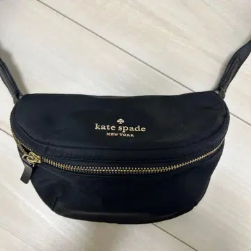 케이트 스페이드 블랙 웨스트 파우치 허리 백