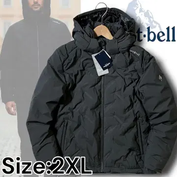 그레이 계열 XXL 몽벨 에코 다운 자켓 후드 탈부착 가능