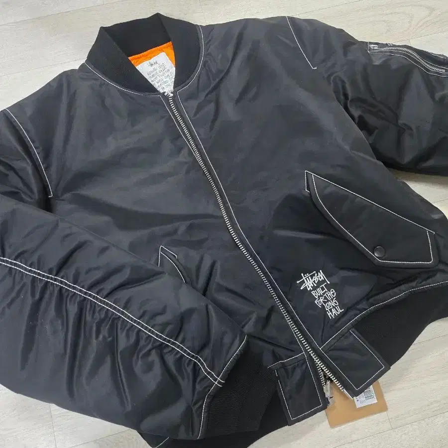 Stussy Built Reversible Bomber Jacket Black (M) New | Bunjang Global