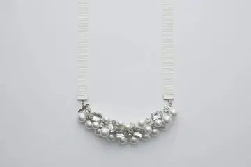 미사용 새상품 YOKOCHAN 비쥬 펄 목걸이