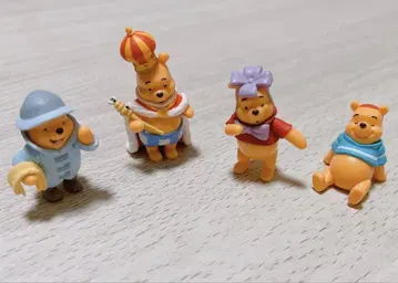 곰돌이 푸 코스튬 피규어 컬렉션 4체 세트