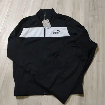 [ 새상품 ] PUMA 저지 블랙/화이트 L